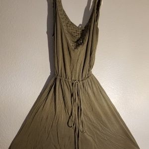 Olive Green Soft Dress